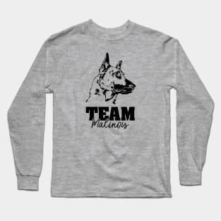 Belgian Malinois Team dog sport lover gift Long Sleeve T-Shirt